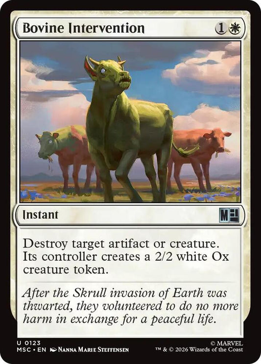 Bovine Intervention (123) [Marvel Super Heroes Commander]