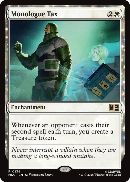 Monologue Tax (139) [Marvel Super Heroes Commander]