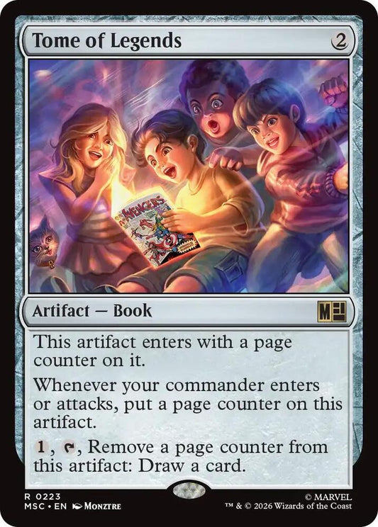 Tome of Legends (Surge Foil) (223) [Marvel Super Heroes Commander]