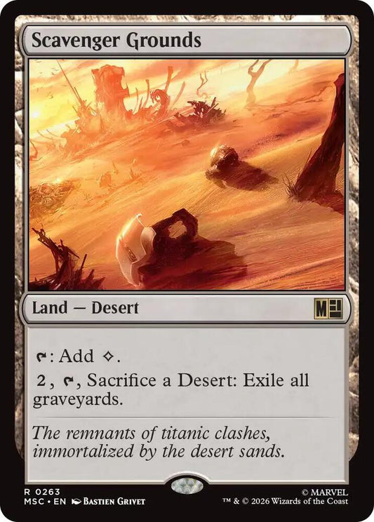 Scavenger Grounds (Surge Foil) (263) [Marvel Super Heroes Commander]