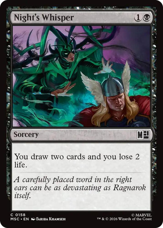 Night's Whisper (158) [Marvel Super Heroes Commander]