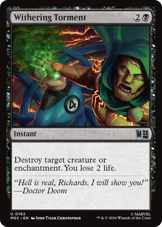 Withering Torment (Surge Foil) (162) [Marvel Super Heroes Commander]