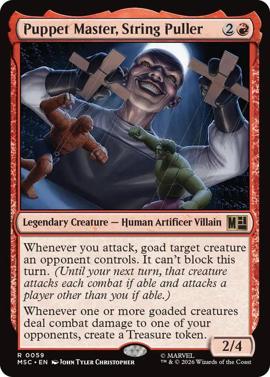 Puppet Master, String Puller (Surge Foil) (59) [Marvel Super Heroes Commander]