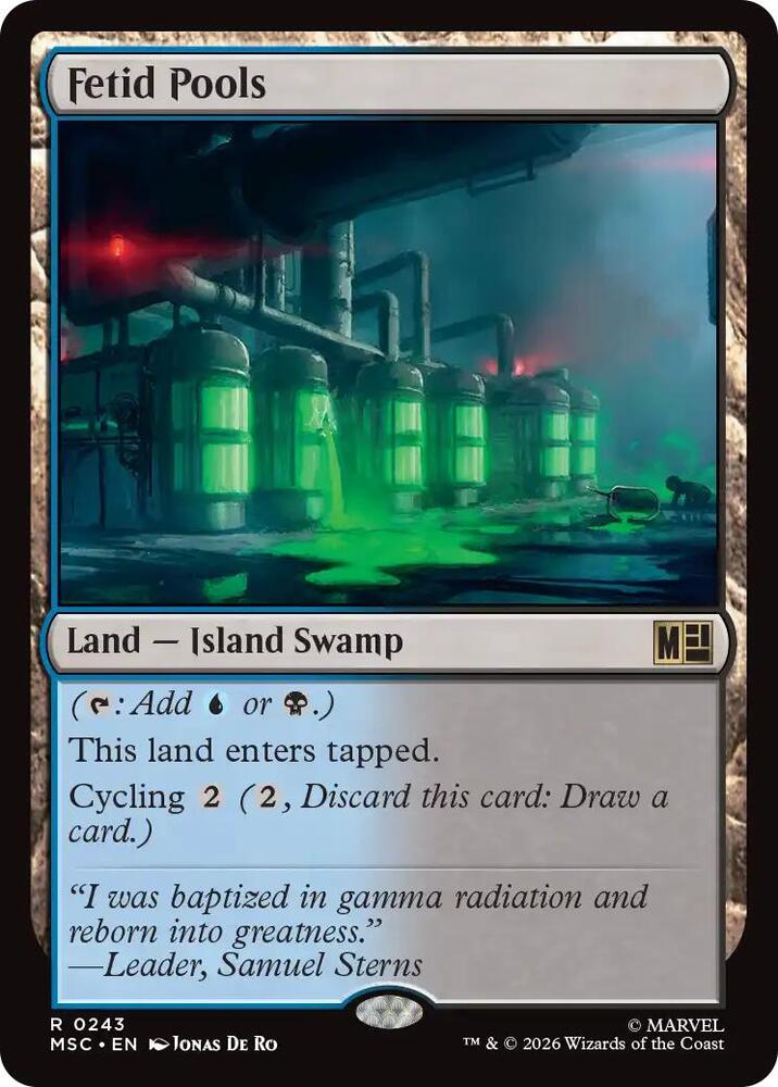 Fetid Pools (Surge Foil) (243) [Marvel Super Heroes Commander]
