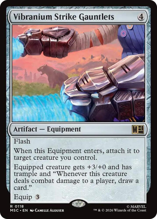 Vibranium Strike Gauntlets (118) [Marvel Super Heroes Commander]
