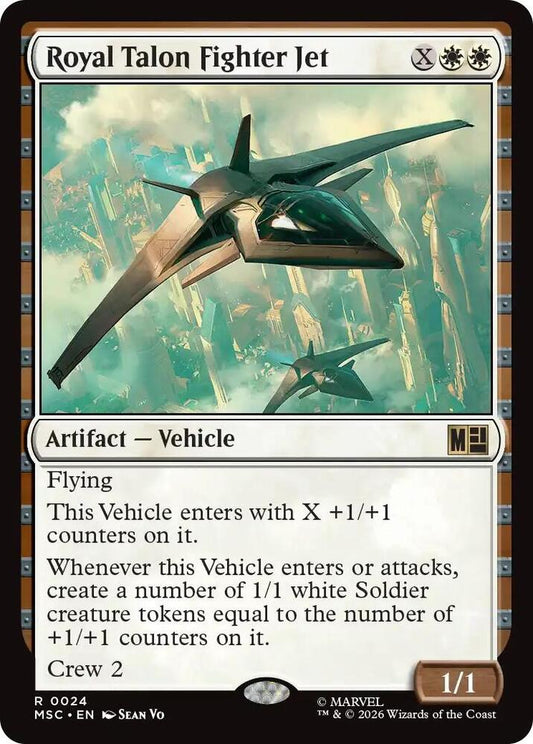 Royal Talon Fighter Jet (Surge Foil) (24) [Marvel Super Heroes Commander]