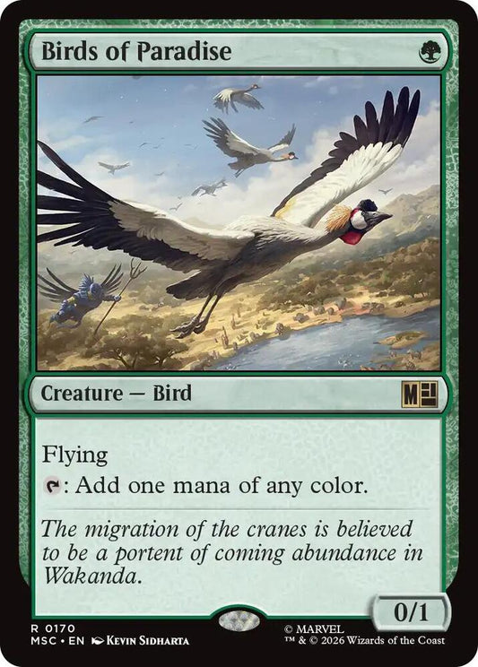 Birds of Paradise (Surge Foil) (170) [Marvel Super Heroes Commander]