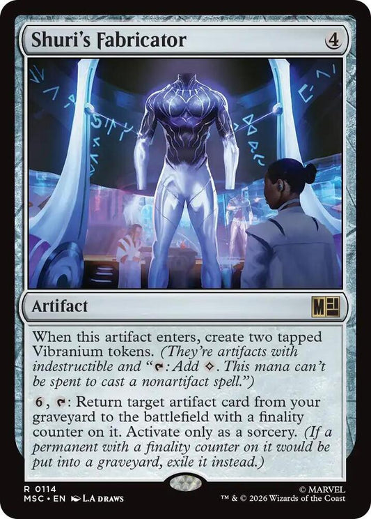Shuri's Fabricator (Surge Foil) (114) [Marvel Super Heroes Commander]
