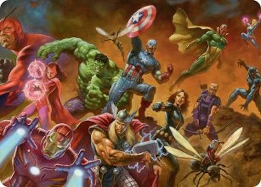 Avengers Assemble! Art Card (1) [Marvel Super Heroes Art Series]