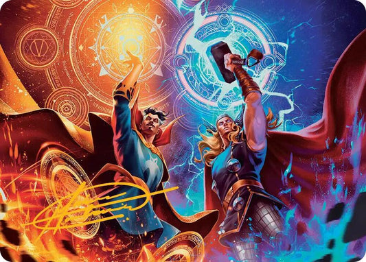 We Say Thee Nay! Art Card (Gold-Stamped Signature) (7) [Marvel Super Heroes Art Series]