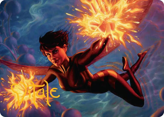 The Wasp, Winsome Avenger Art Card (Gold-Stamped Signature) (32) [Marvel Super Heroes Art Series]