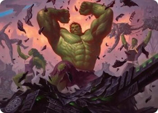 HULK SMASH! Art Card (10) [Marvel Super Heroes Art Series]
