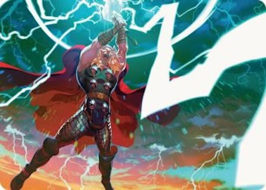 Lightning Strike Art Card (11) [Marvel Super Heroes Art Series]