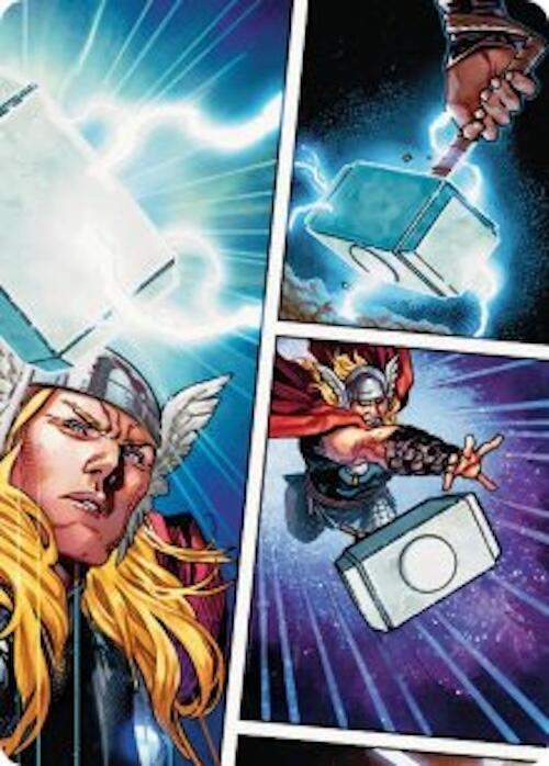 Mjolnir, Hammer of Thor Art Card (19) [Marvel Super Heroes Art Series]