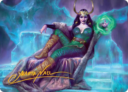 Lady Loki, Agent of Chaos Art Card (Gold-Stamped Signature) (33) [Marvel Super Heroes Art Series]