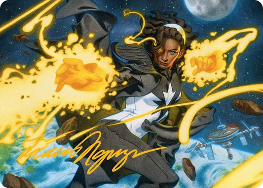 Photon, Mighty Marvel Art Card (Gold-Stamped Signature) (34) [Marvel Super Heroes Art Series]