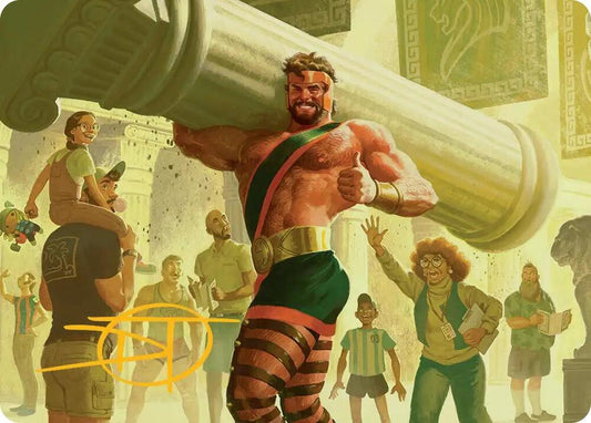 Hercules, Prince of Power Art Card (Gold-Stamped Signature) (13) [Marvel Super Heroes Art Series]