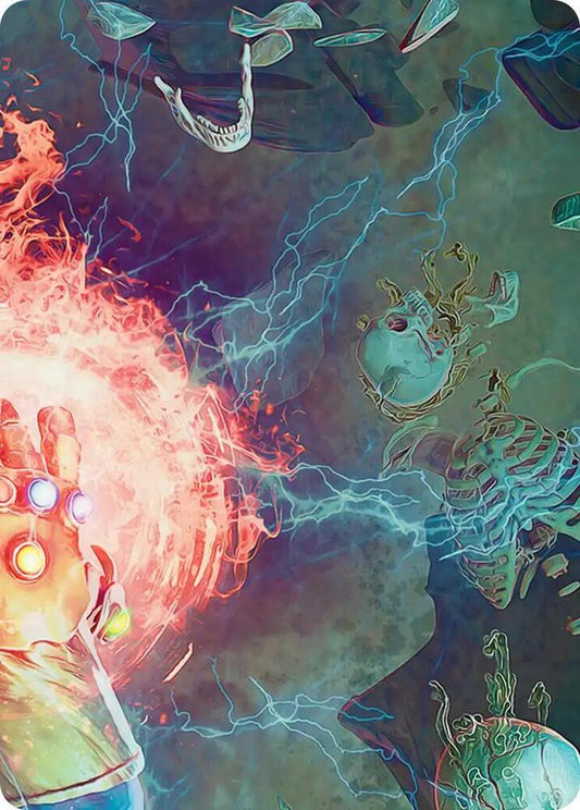 Thanos, the Mad Titan Art Card (3/9) [Marvel Super Heroes Art Series]
