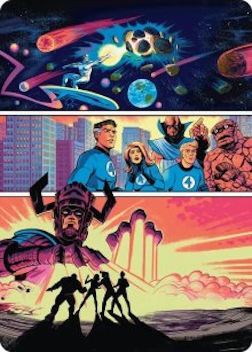 The Coming of Galactus Art Card (20) [Marvel Super Heroes Art Series]