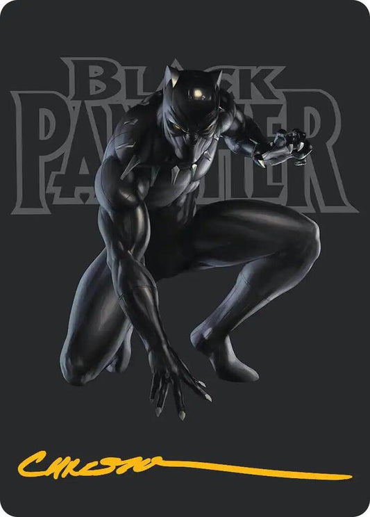 Black Panther, Hope Enduring Art Card (Gold-Stamped Signature) (27) [Marvel Super Heroes Art Series]