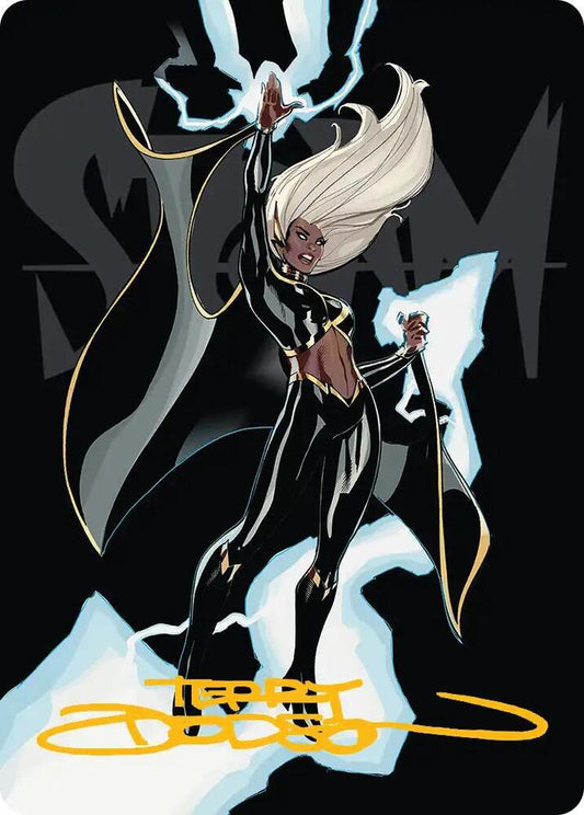 Storm, Windrider Art Card (Gold-Stamped Signature) (30) [Marvel Super Heroes Art Series]