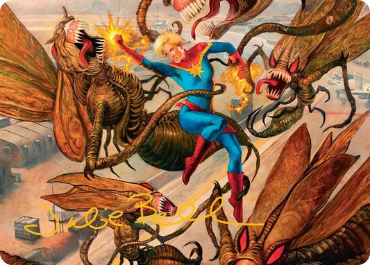 Captain Marvel, Apex Avenger Art Card (Gold-Stamped Signature) (36) [Marvel Super Heroes Art Series]