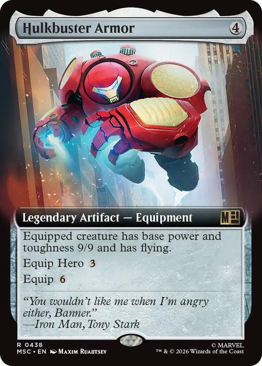 Hulkbuster Armor (Extended Art) (438) [Marvel Super Heroes Commander]