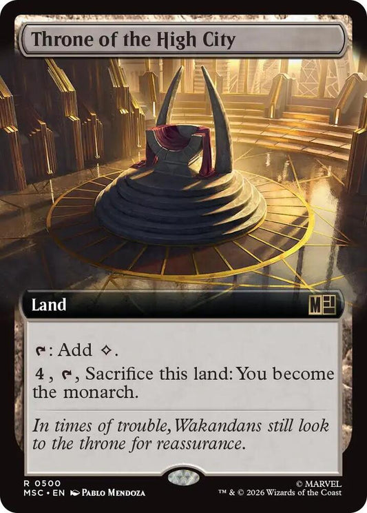 Throne of the High City (Extended Art) (500) [Marvel Super Heroes Commander]