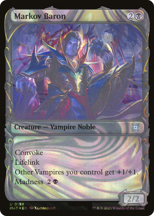 Markov Baron (Showcase Halo Foil) [March of the Machine: The Aftermath]