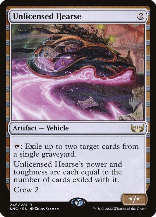 Unlicensed Hearse (PPSNC-246) - Streets of New Capenna Promos