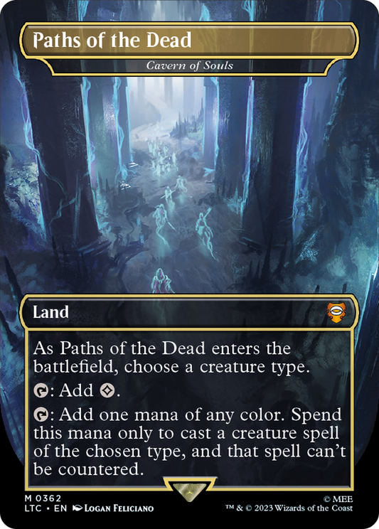 Cavern of Souls (LTC-362) - Tales of Middle-earth Commander / Paths of the Dead (Borderless)