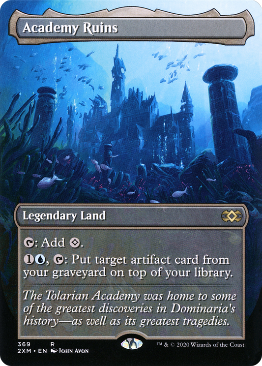Academy Ruins (2XM-369) - Double Masters (Borderless) Foil
