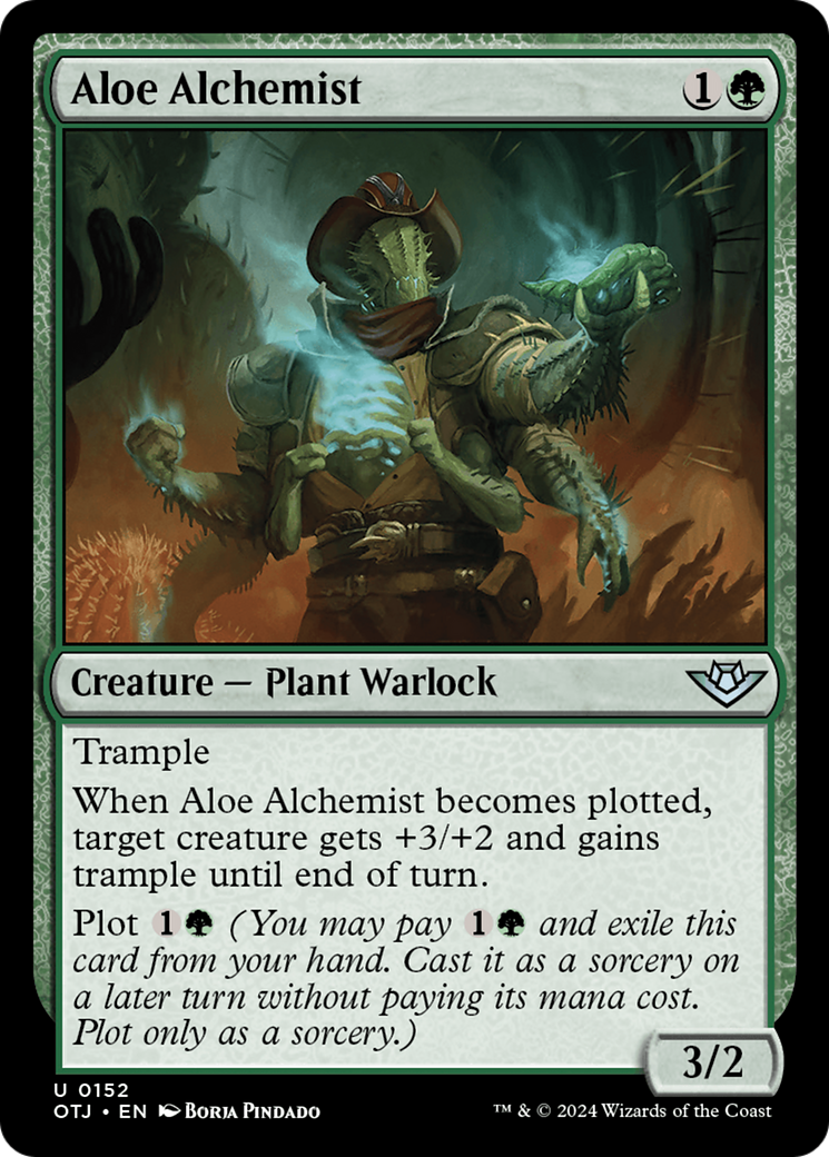 Aloe Alchemist (OTJ-152) - Outlaws of Thunder Junction