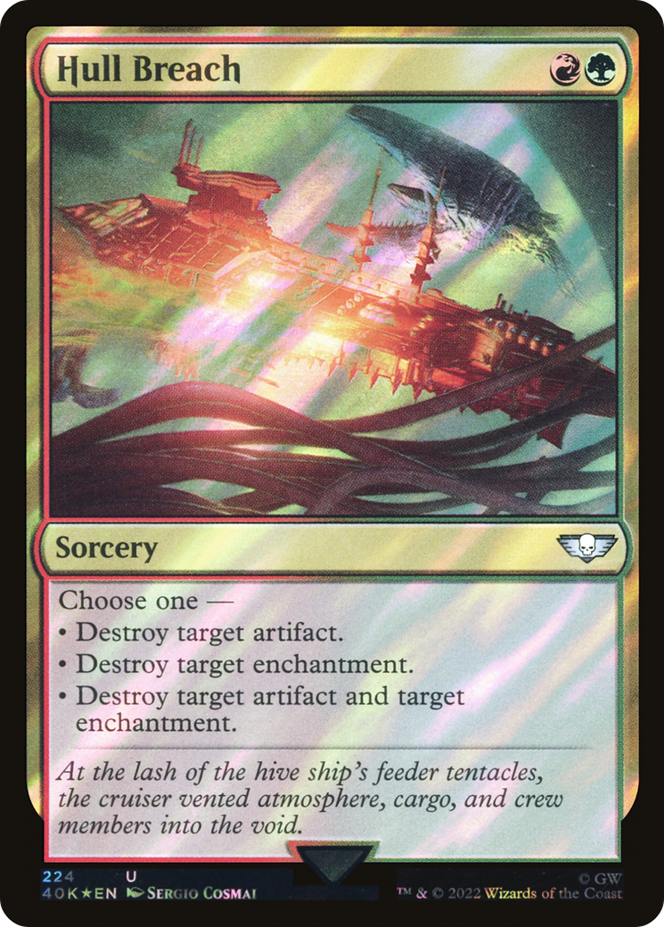 Hull Breach (Surge Foil) [Universes Beyond: Warhammer 40,000]
