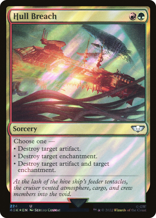 Hull Breach (Surge Foil) [Universes Beyond: Warhammer 40,000]