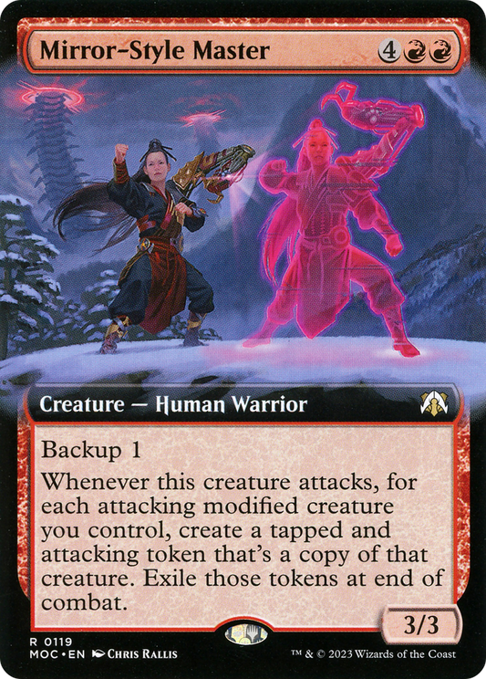 Mirror-Style Master (MOC-119) - March of the Machine Commander: (Extended Art) Foil