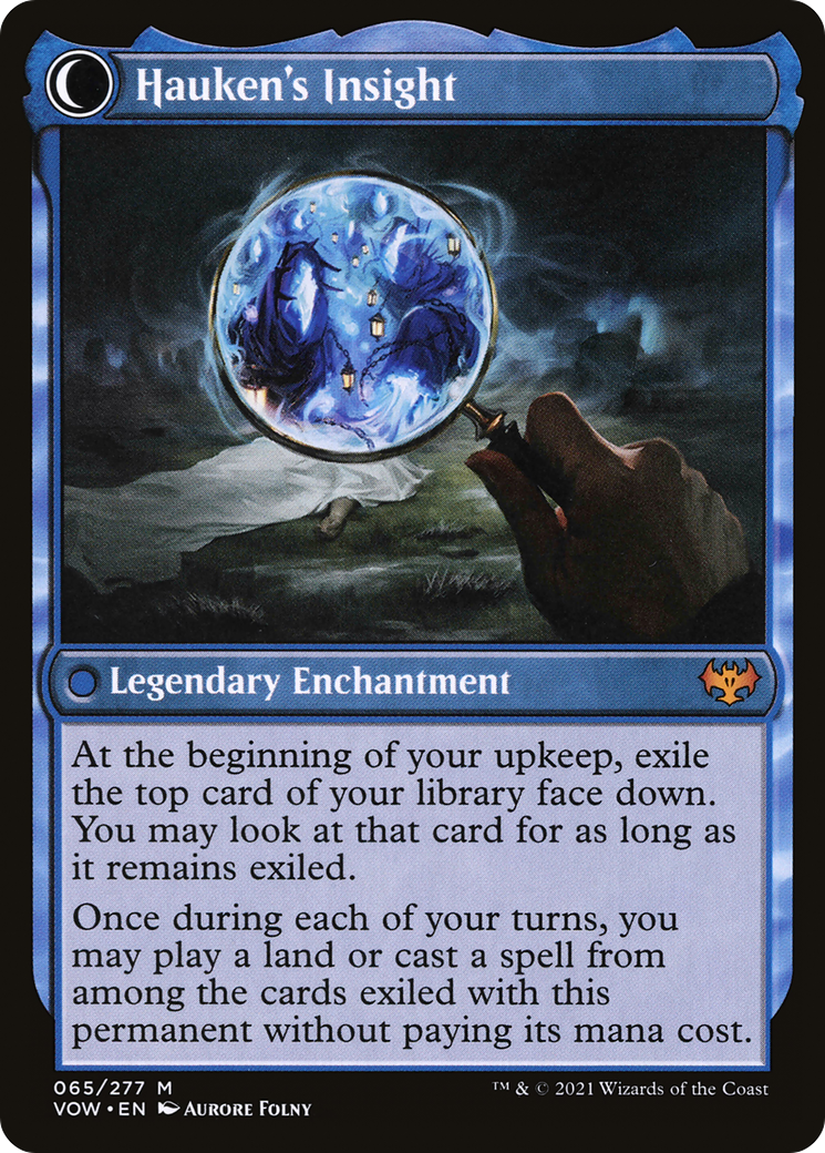 Jacob Hauken, Inspector // Hauken's Insight (VOW-065) - Innistrad: Crimson Vow: (Double Faced Transform)
