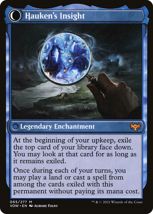 Jacob Hauken, Inspector // Hauken's Insight (VOW-065) - Innistrad: Crimson Vow: (Double Faced Transform)