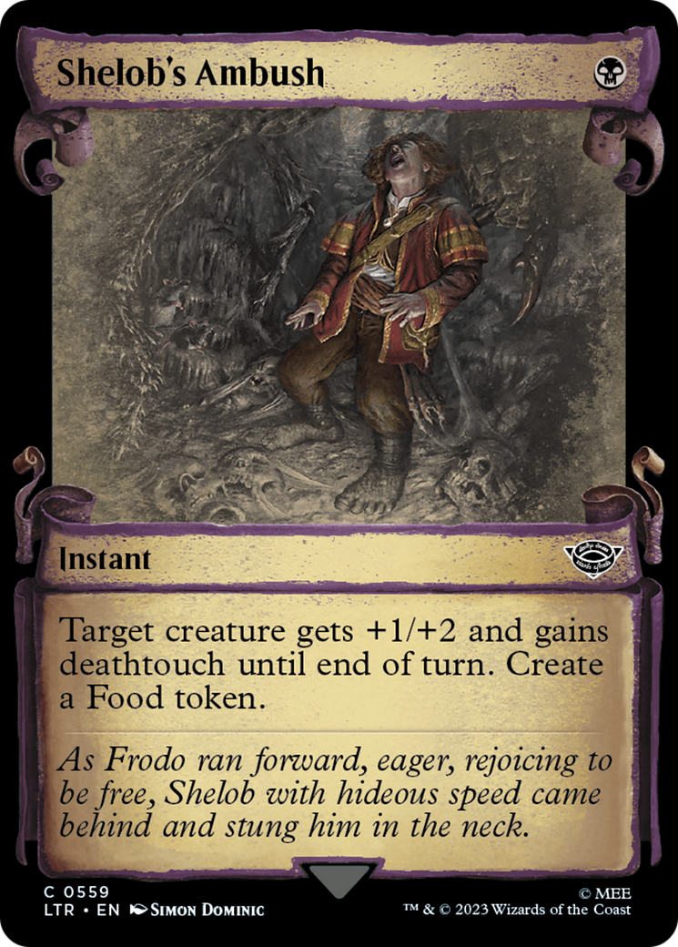 Shelob's Ambush (LTR-559) - The Lord of the Rings: Tales of Middle-earth: (Showcase) Foil