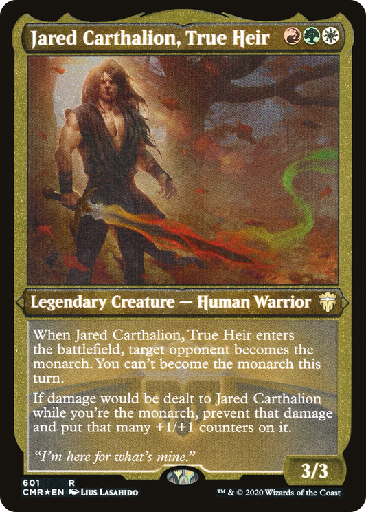 Jared Carthalion, True Heir [Commander Legends Etched]