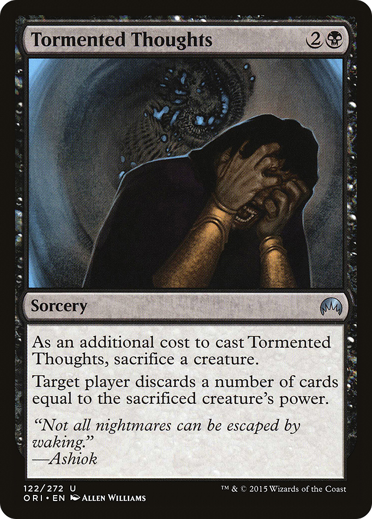 Tormented Thoughts (ORI-122) - Magic Origins Foil