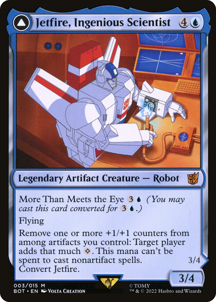 Jetfire, Ingenious Scientist // Jetfire, Air Guardian [Universes Beyond: Transformers]