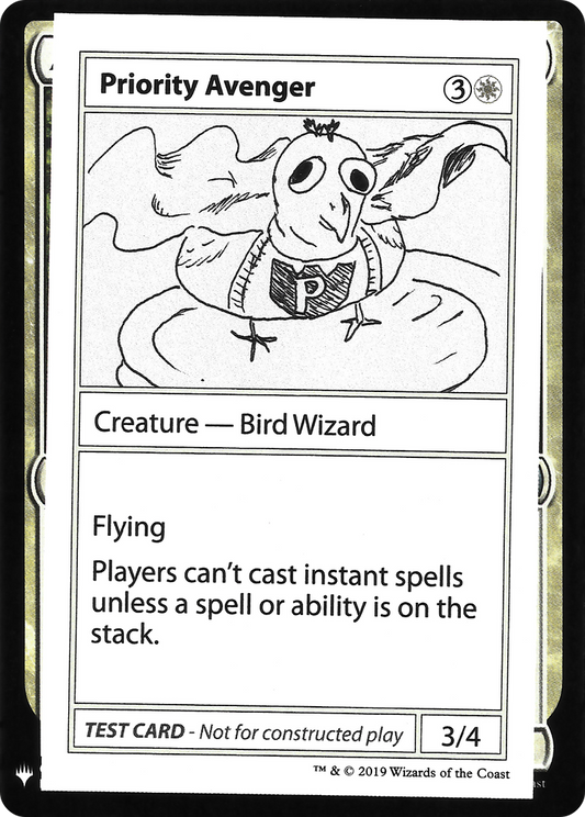 Priority Avenger [Mystery Booster Playtest Cards]