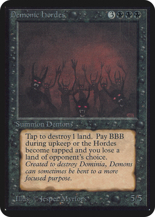 Demonic Hordes [Limited Edition Alpha]