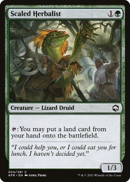 Scaled Herbalist [Dungeons & Dragons: Adventures in the Forgotten Realms]