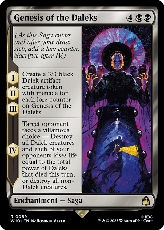 Genesis of the Daleks (WHO-069) - Doctor Who Foil