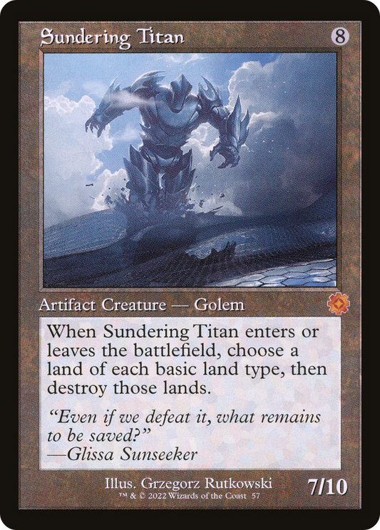 Sundering Titan (BRR-057) - The Brothers' War Retro Artifacts
