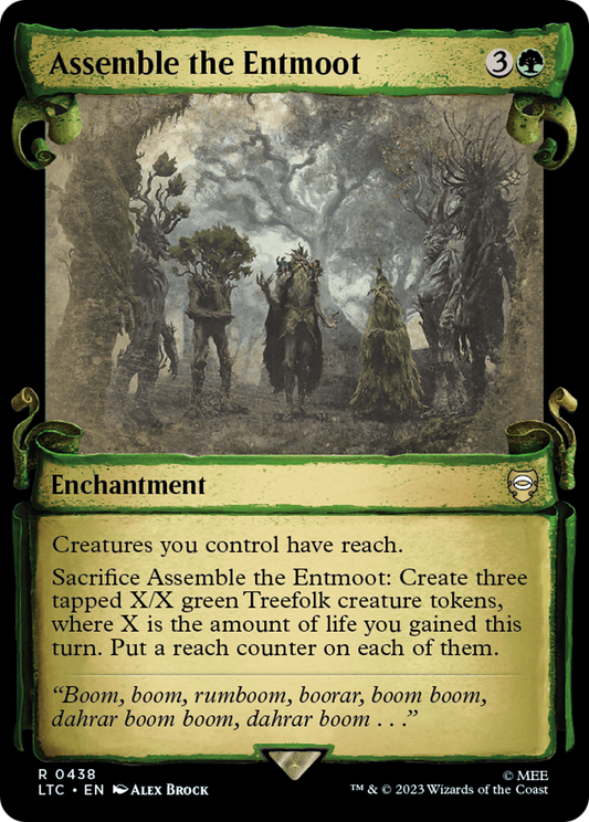 Assemble the Entmoot (LTC-438) - Tales of Middle-earth Commander: (Showcase) Foil
