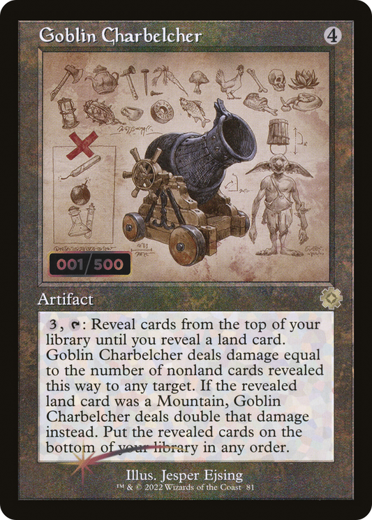 Goblin Charbelcher (Retro Schematic) (Serial Numbered) [The Brothers' War Retro Artifacts]