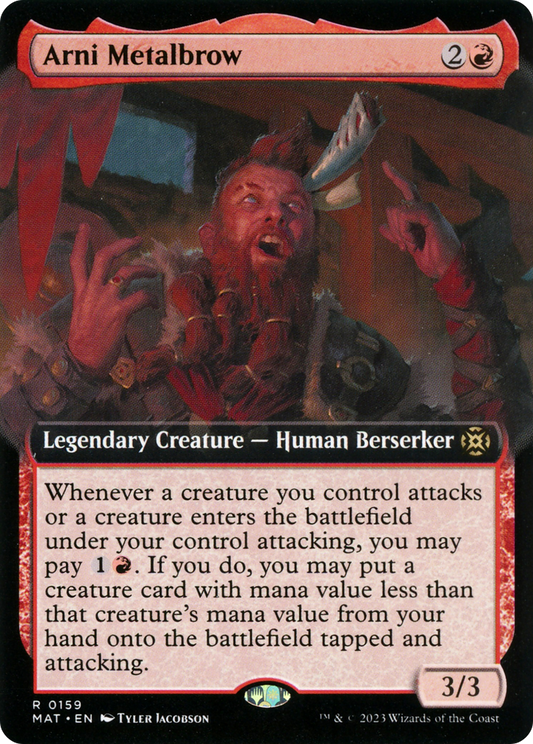 Arni Metalbrow (MAT-159) - March of the Machine: The Aftermath: (Extended Art) Foil